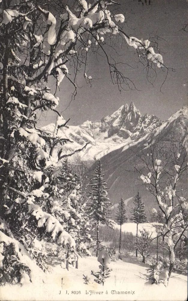 O Inverno em Chamonix — J. J. 8026 - Frente