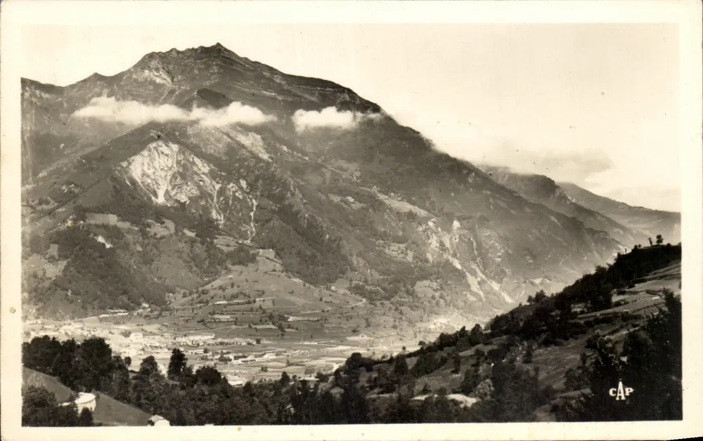 Vista da Valeira de Ossau — Eaux-Bonnes — editor C.A.P. n°40 - Frente