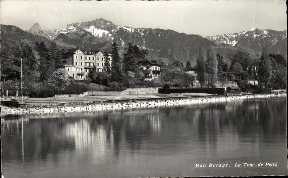 Bon Rivage — La Tour-de-Peilz — Photoglob-Wehrli S.A., Zürich - Voorkant
