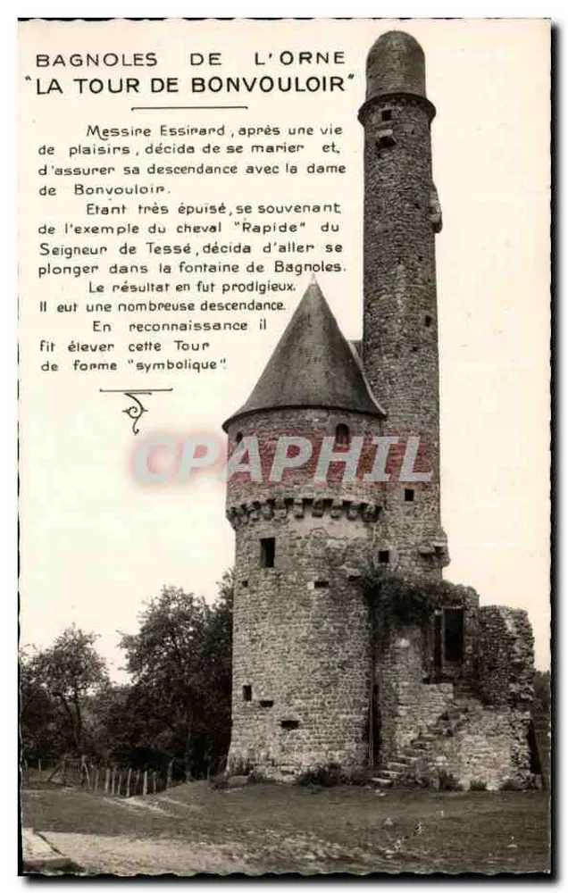 Bagnoles-de-l'Orne — Die Turm von Bonvouloir — Ed. R. Gallais, S.-et-O. - Vorderseite
