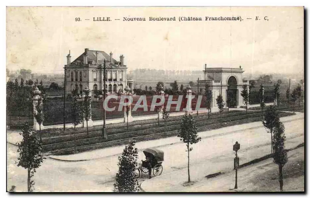 LILLE — Nouveau Boulevard (Château Franchomme) — É. C. - Vorderseite