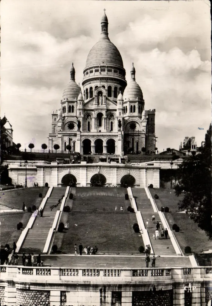 Basilika des Heiligen Herzens — Paris — Verlag CAF n°96 - Vorderseite