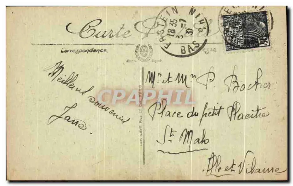 Saverne — Vista geral — LL. - Verso