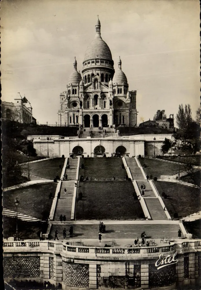 Sacre-Cœur von Montmartre — Paris — Estel - Vorderseite