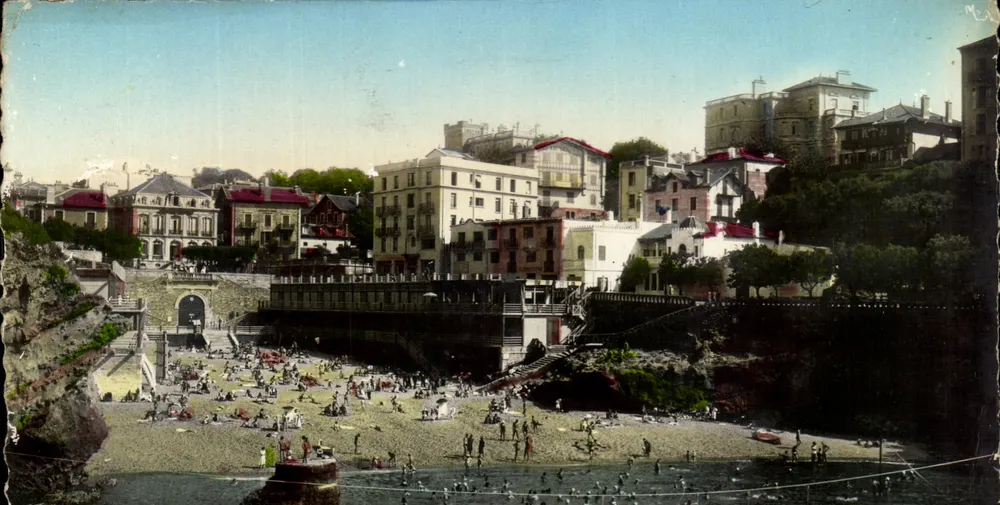 Biarritz - Os banhos do Port-vieux — Les Éditions d'Art Biarritz - Biarritz - Frente