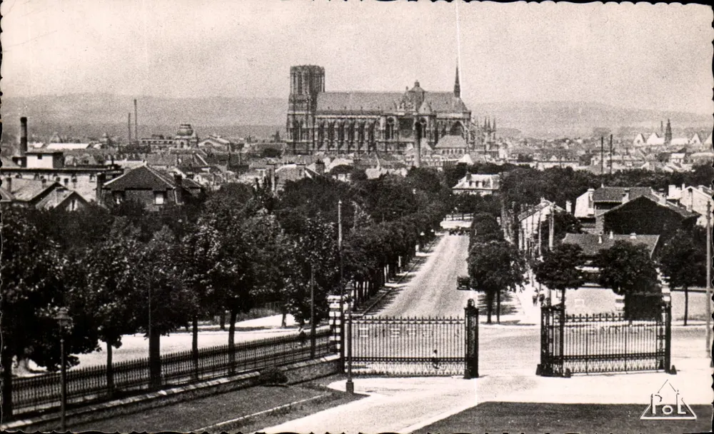 Reims — Allgemeiner Blick, Eroberung der Pommery-Kellereien — Pol - Vorderseite