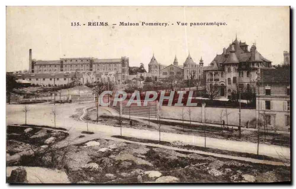Reims — Maison Pommery — Panoramablick — n° 135 - Vorderseite