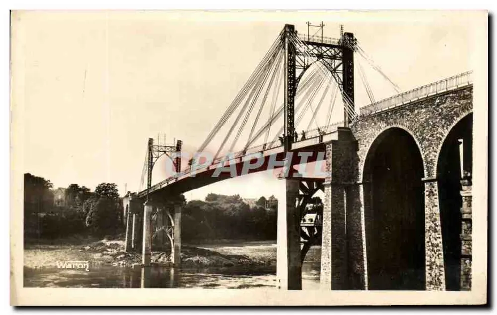 Ponte suspensa de Laval — editor Waran, n° 6837 - Frente