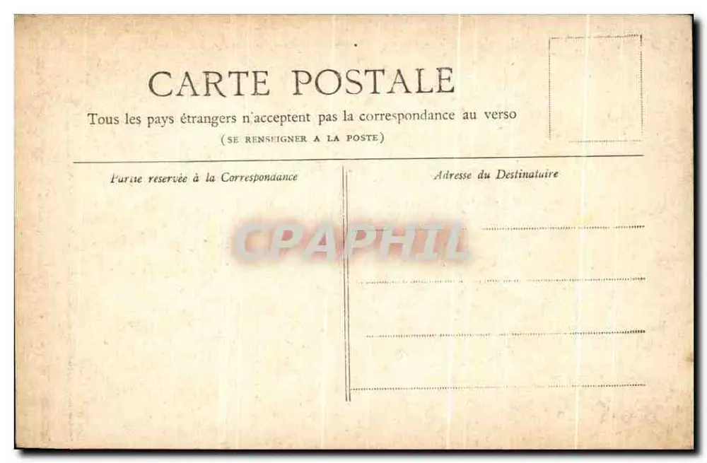 Belvédère der Buttes-Chaumont — Paris — Collection Petit Journal - Rückseite