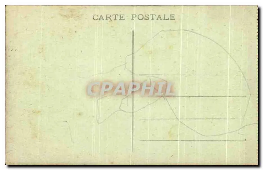 Penmarch — La Baie de la Torche — Studie von Wellen in einem Sturm — Sammlung Villard, Quimper, n°293 - Rückseite