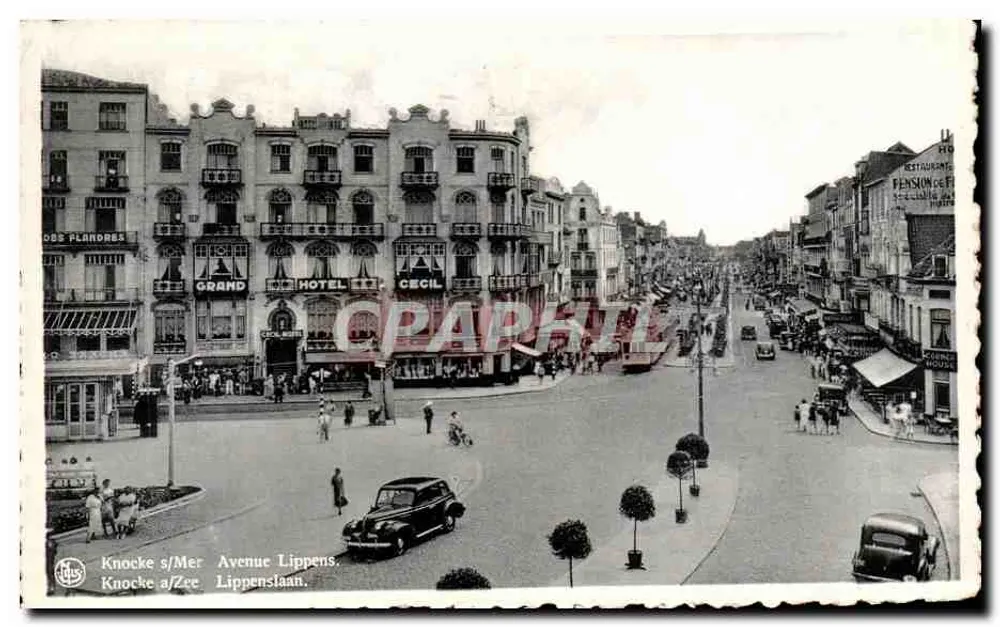Knocke s/Mer — Avenue Lippens — n° 1 - Vorderseite