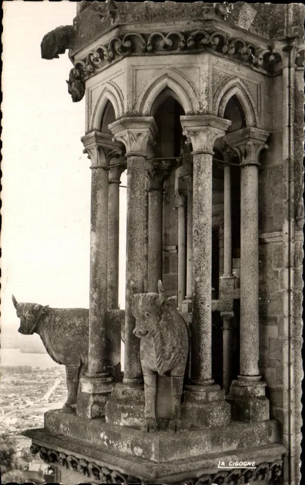 Os touros da Catedral — Ed. La Cigogne, n° 539 - Frente