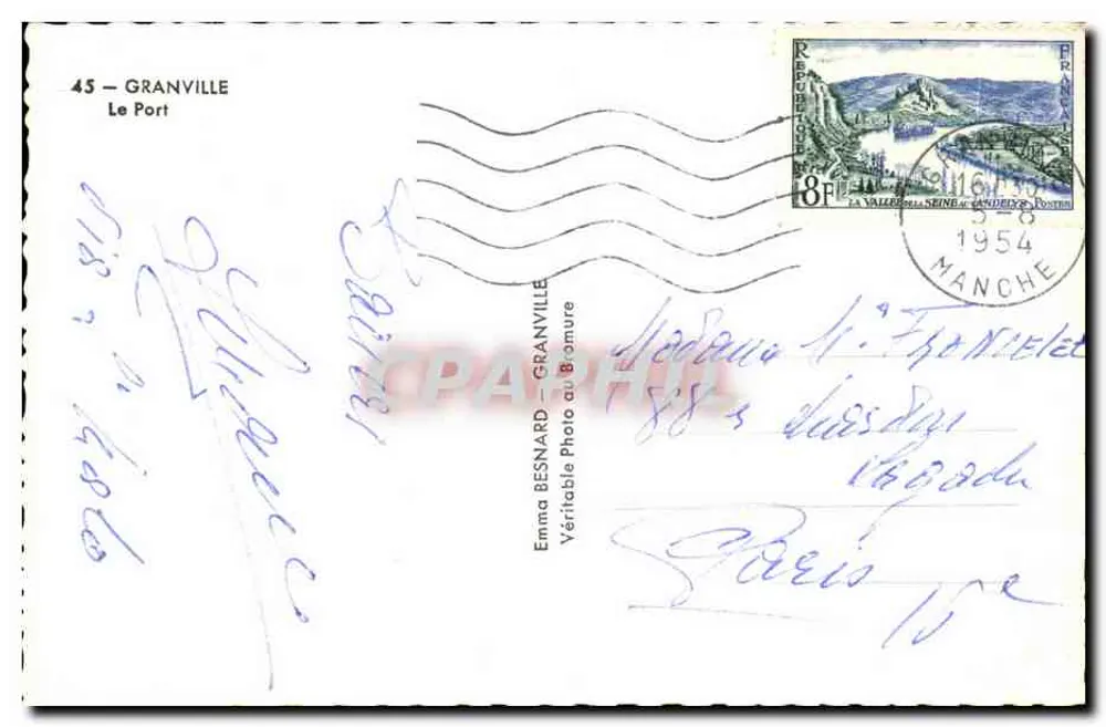 Granville — O Porto — Emma Besnard, Fotógrafa - Verso