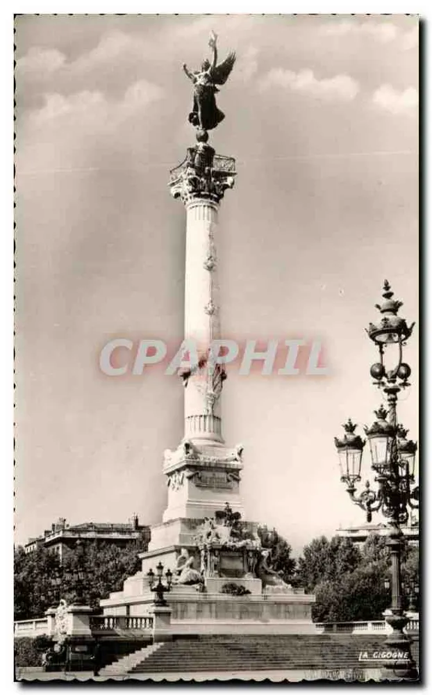 Monumento dos Girondins — Paris — Ed. La Cigogne - Frente