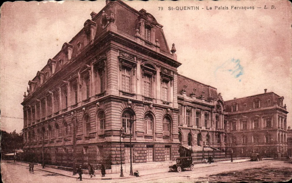 St-Quentin - Le Palais Fervaques — éditeur L. D. n° 79 - Frente