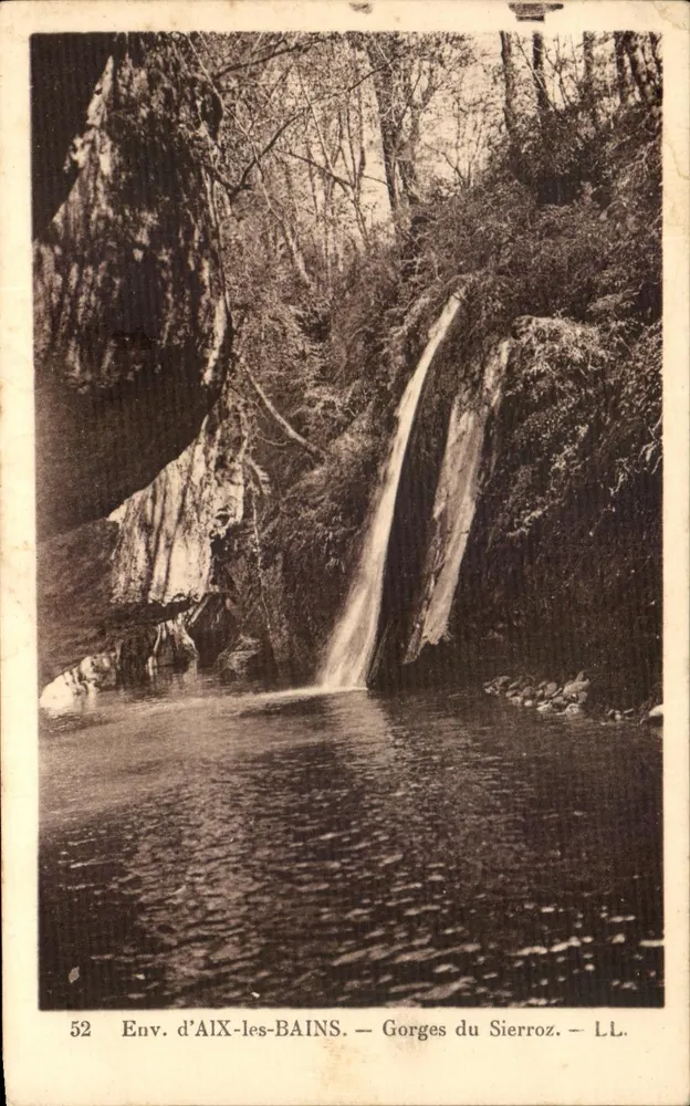 Envio de AIX-LES-BAINS — Gorges do Sierroz — LL. — n°52 - Frente