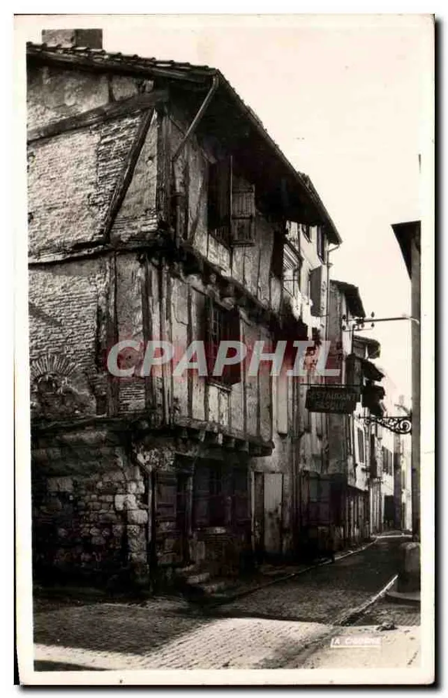 Velhas casas na rue d'Amour — Agen (Lot-et-Garonne) — Edição Verdadeira - Frente