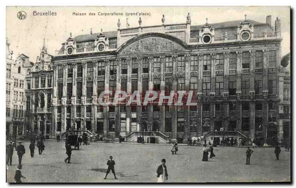 Bruxelas - Casa das Corporações (grand'place) — Ed. Nels, Bruxelas, Série 1, No. 246 - Frente