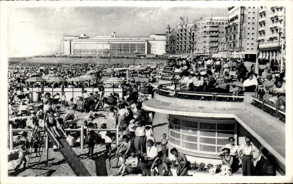Oostende — Plaża i Kursaal — Thils - Awers