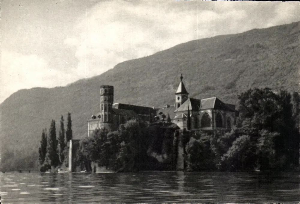 Abtei Haute-Combe — Savoie — Ansicht von Norden — Verlag Hélio M. Lengouyer & Fils, Lyon - Vorderseite