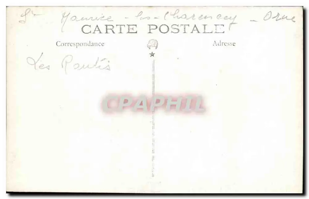 Charentecy — Les Pautis — Carte postale - Verso
