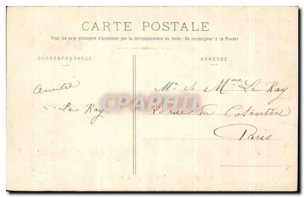 Montauban — Innenansicht des Malermuseums — Achille Houis, phot., Montauban, Serie I, n°33 - Rückseite