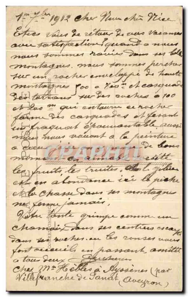 Il Truel - Gola del Tarn ad Ayssènes — Edizione F. Landès - Verso
