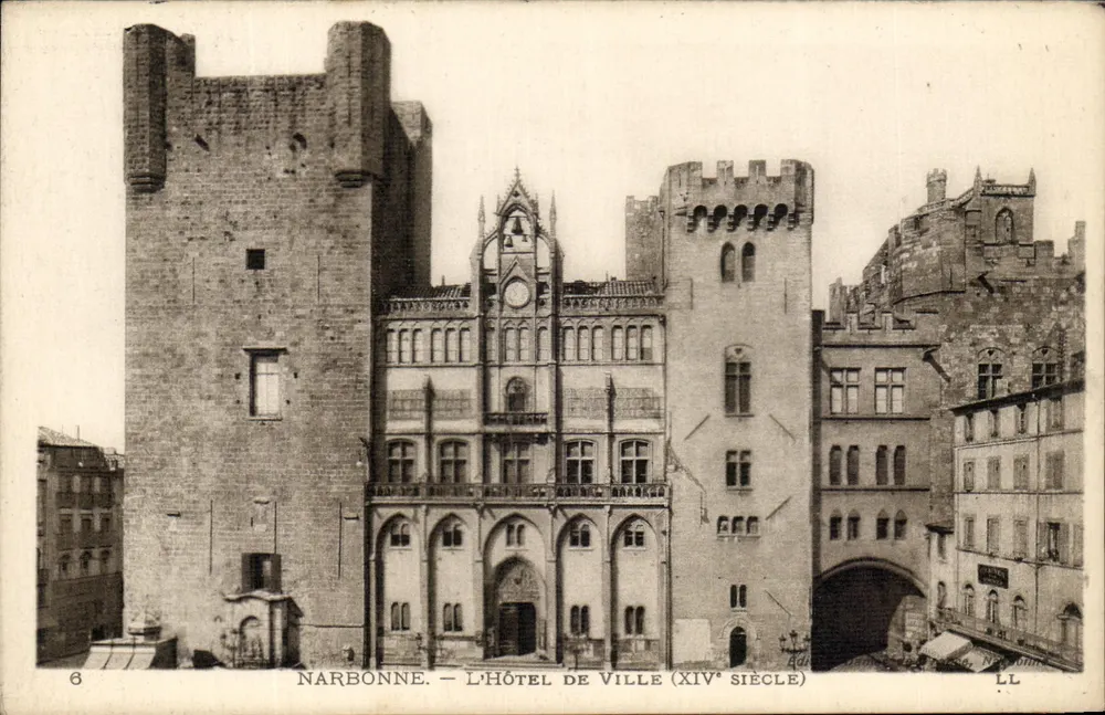 NARBONNE — IL COMUNE (SECOLO XIV) — LL, n°6 - Recto