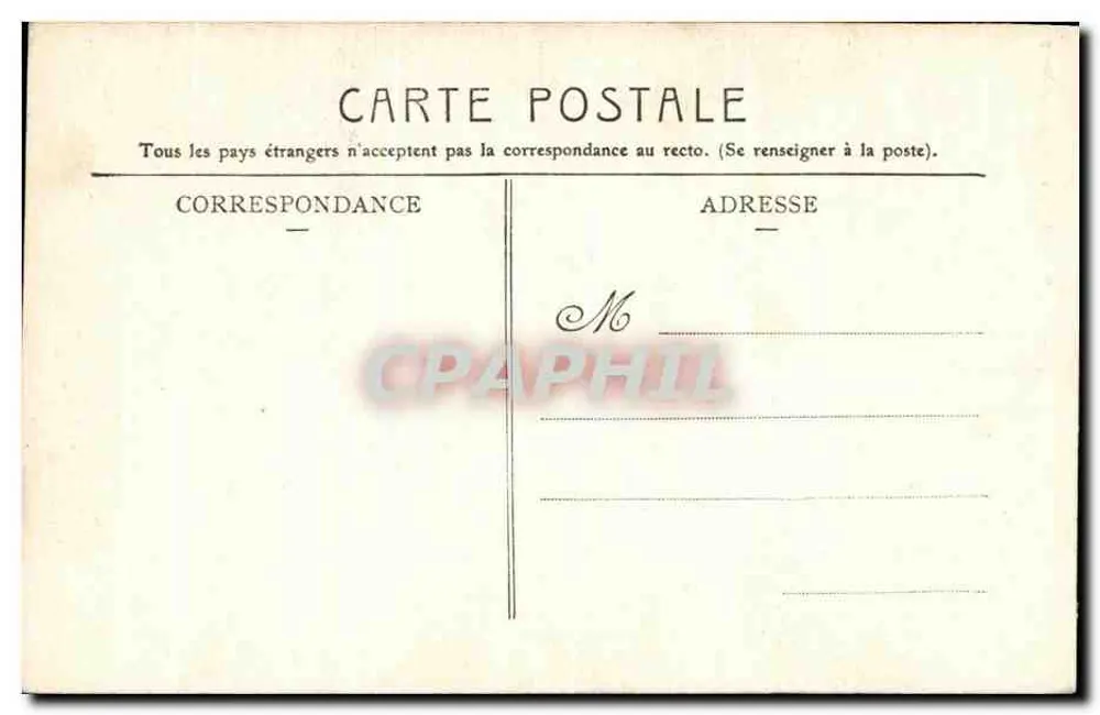 Toulouse — Igreja da Dalbade — Edição L. Delbergue - Verso