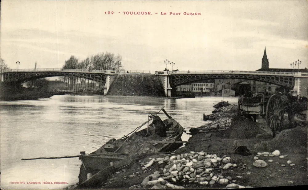 Toulouse - Der Port Garaud — Phototypie Labouche Frères, Toulouse, n°192 - Vorderseite