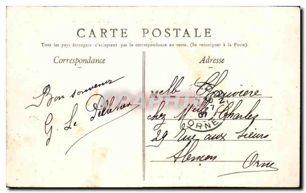 Le Mans — O Pont do Inferno sobre a Sarthe — Edição N. G. n° 55 - Verso