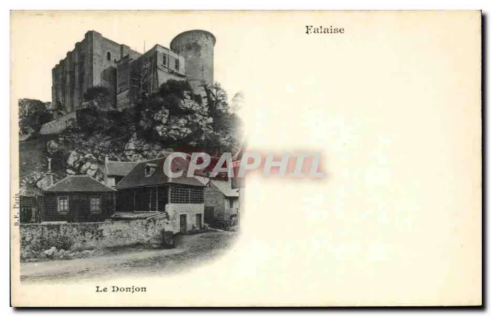El Donjon — Falaise — H.F. Paris - Anverso