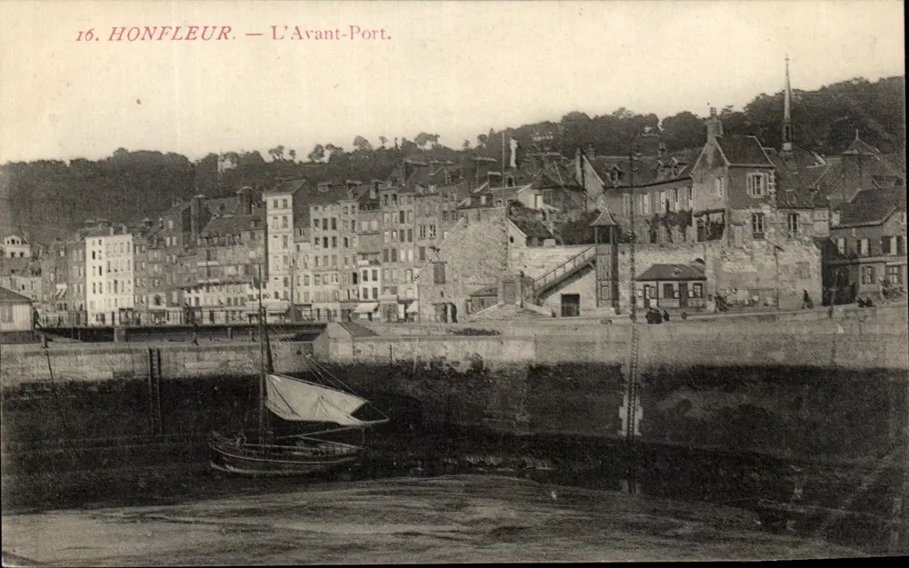 Honfleur — O Porto Anterior — Editor não identificado, n° de série 16 - Frente