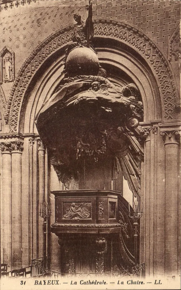 Bayeux — A Catedral — A Cátedra — LL - Frente