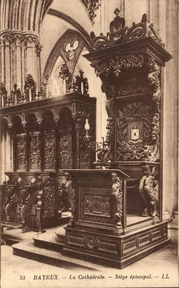 Bayeux — La Catedral — Asiento episcopal — LL - Anverso