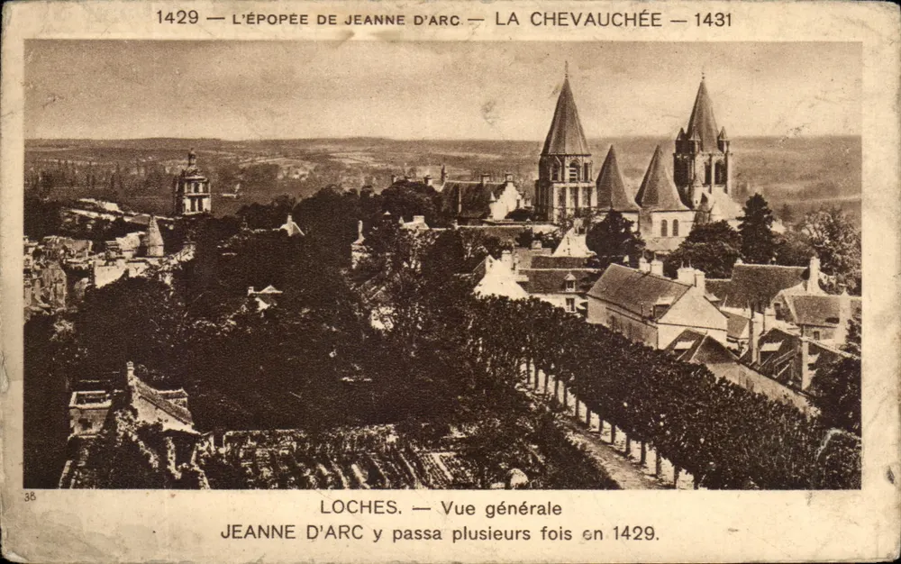 Loches — Allgemeine Ansicht — Verlag Dillen & Cie, n°38 - Vorderseite