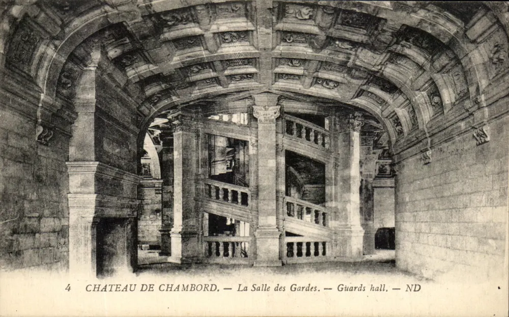 Schloss Chambord — Die Wachstube — Verlag ND, Nr. 4 - Vorderseite
