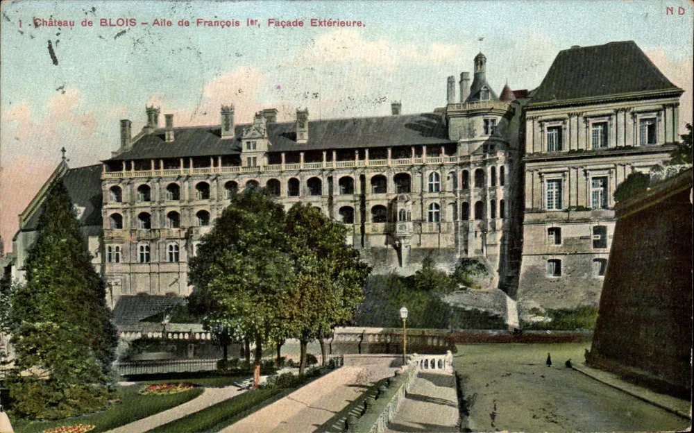 Schloss BLOIS — Flügel von François Ier, Außenfassade — N.D. - Vorderseite