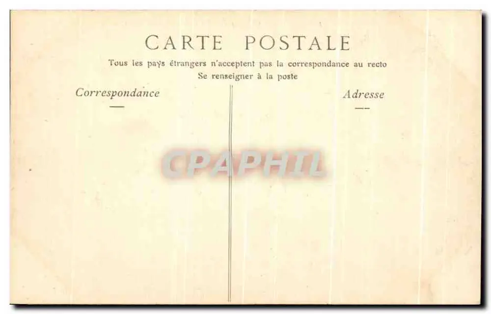 Castelo de Azay-le-Rideau — Fachada Principal — Editor não identificado - Verso