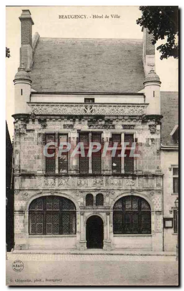 Beaunecey - Hotel de Ville — fotografia de G. Clémentin, Beaunecey - Frente