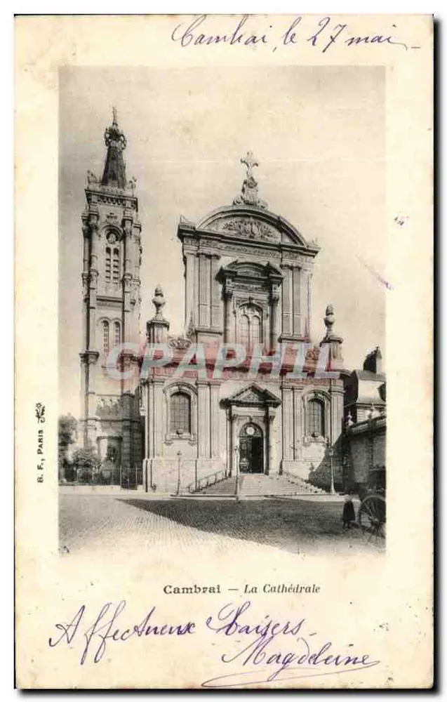 कैंब्रे — कैथेड्रल — B. F., पेरिस - आगे