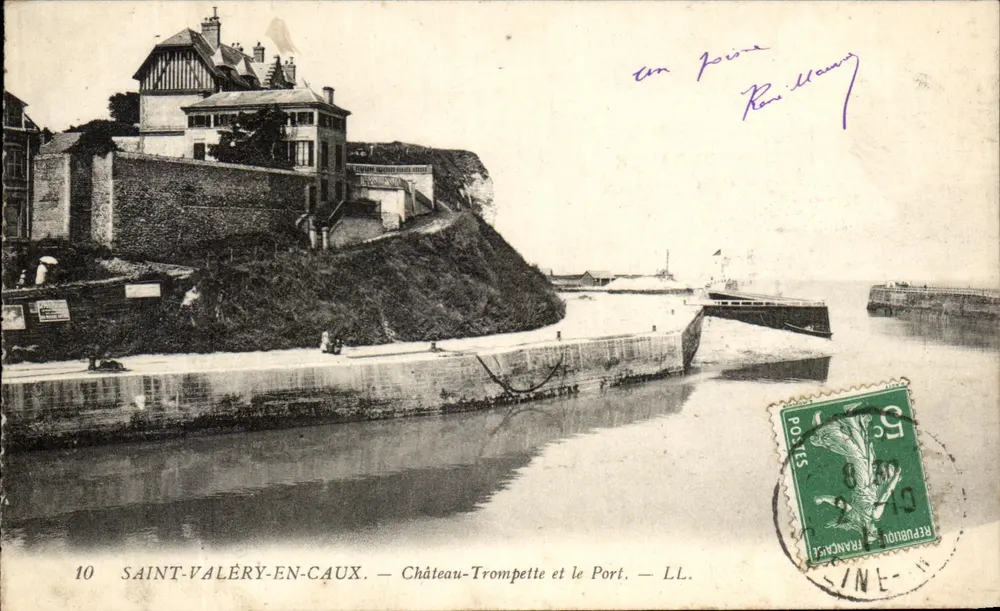 Saint-Valéry-en-Caux — Château-Trompette und der Hafen — LL. — n°10 - Vorderseite