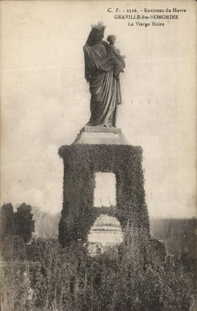 Graville-St-Honorine — Die Schwarze Jungfrau — C. V. 2526 - Vorderseite