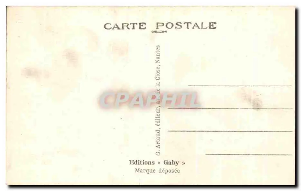 Mortain (Manche) — O Claustro e a Capela — Abadia Branca — Saby - Verso