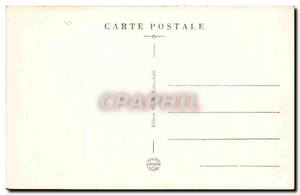 Mortain (Manche) — A Igreja (século XI), raridade arqueológica — Edição Némar Tabac-Café - Verso