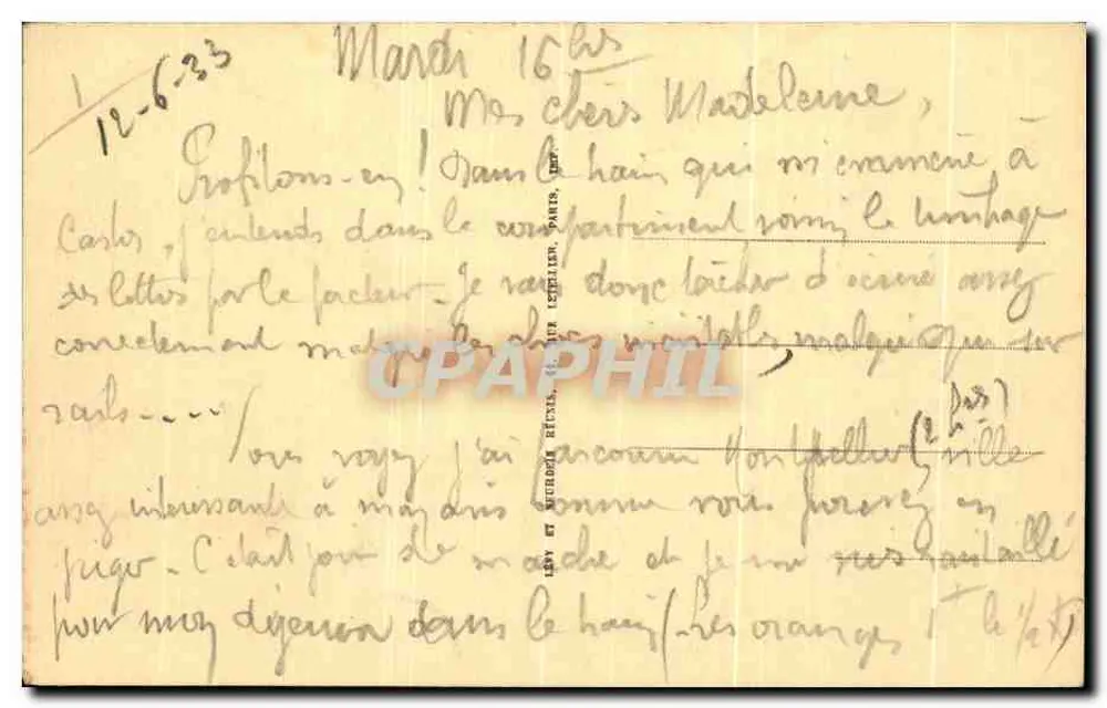 Montpellier — Aqueduc dos Arceaux — LL. - Verso