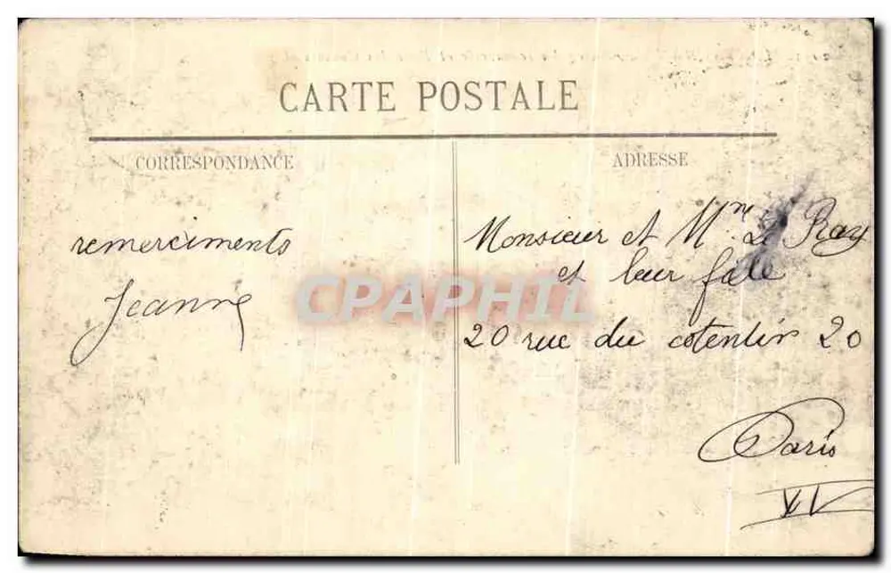 Montauban - Faubourg Villenouvelle und Pont des Consuls — L. Faret, Verleger Nr. 2053 - Rückseite