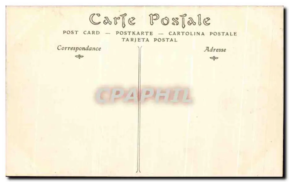 Mont Saint-Michel — Ansicht vom Digue, Seite der Ankunft — NDL 1900 - Rückseite