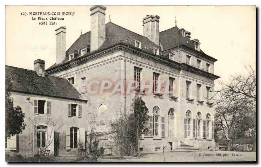 Morteaux-Coulibœuf — Das alte Schloss (Ostseite) — C. Joanne, Verlag-Fotograf Valatour - Vorderseite