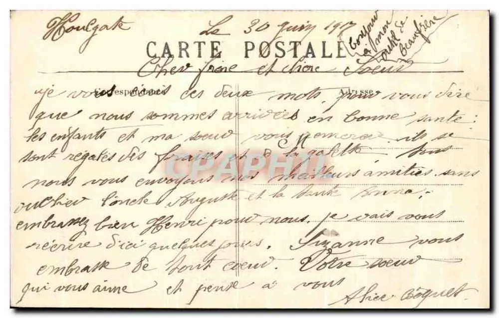 Morteaux-Coulibœuf — Das alte Schloss (Ostseite) — C. Joanne, Verlag-Fotograf Valatour - Rückseite